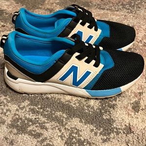 New balance, blue, Black and Tan size 2